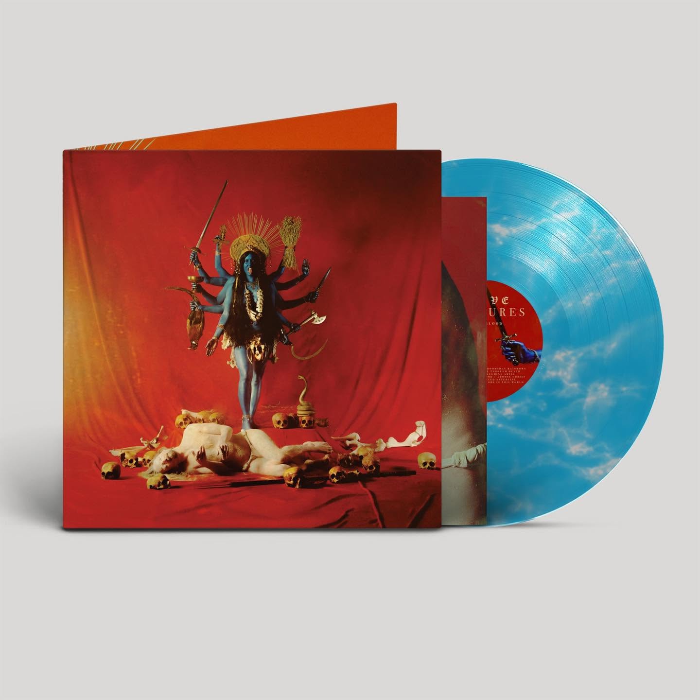 GRAVE PLEASURES - Motherblood 12" Vinyl (Blue/White LP)