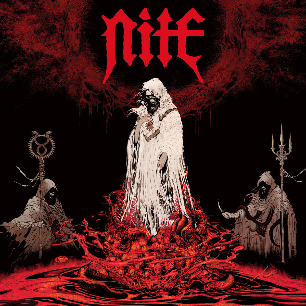 NITE - Cult of the Serpent Sun 12" Vinyl (Red/Black LP)