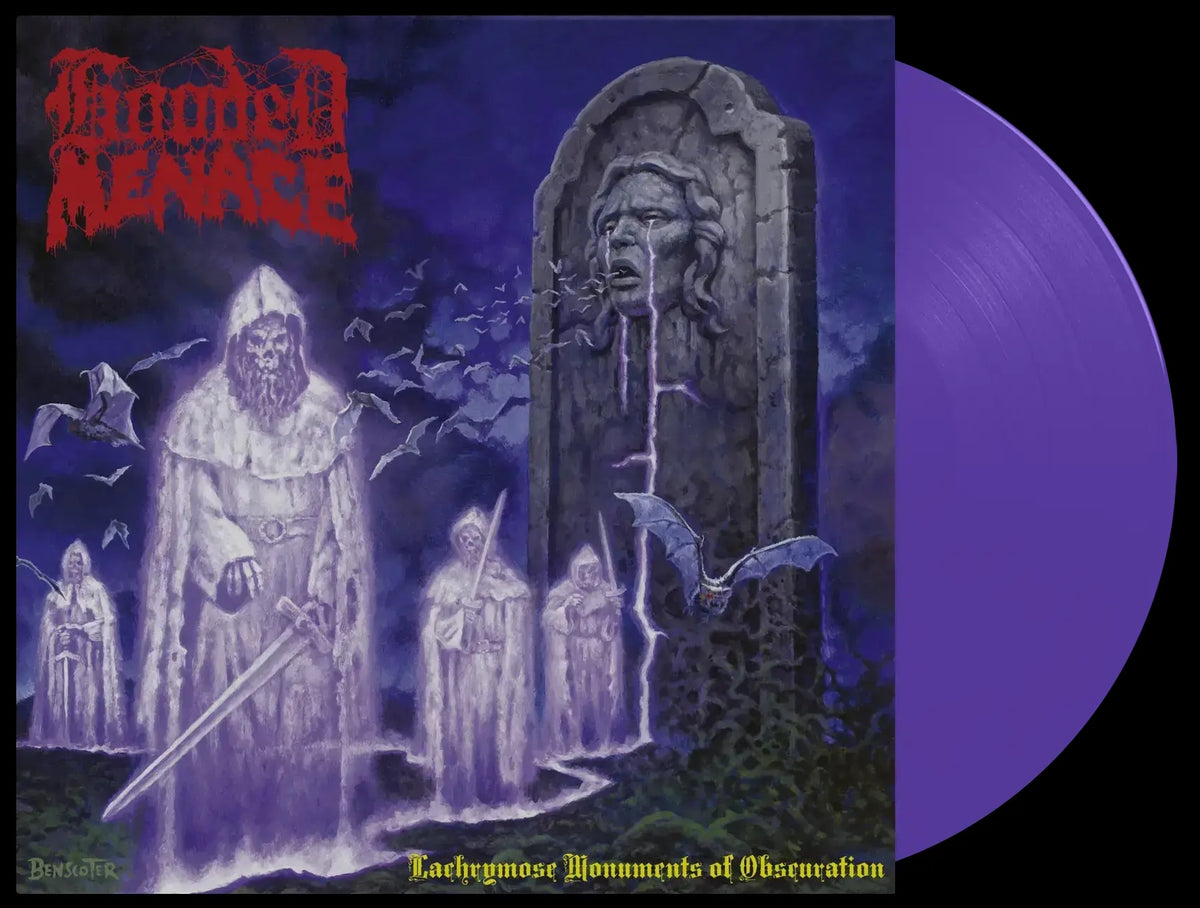 HOODED MENACE - Lachrymose Monuments of Obscuration 12" Vinyl (Purple LP)