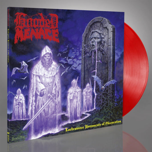 HOODED MENACE - Lachrymose Monuments of Obscuration 12" Vinyl (Red LP)